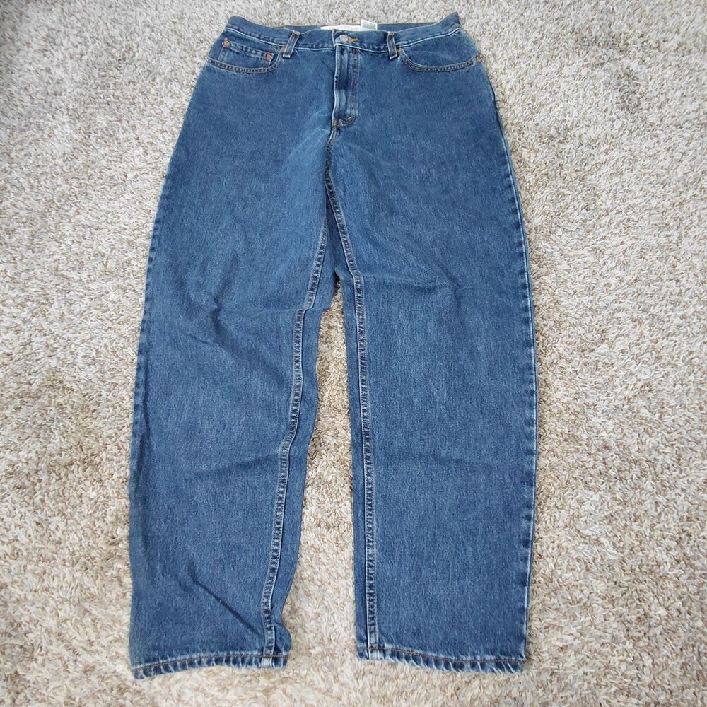 Levis 560 Comfort Fit Jeans Mens 36x32 Medium Wash Blue Tapered Leg Denim
